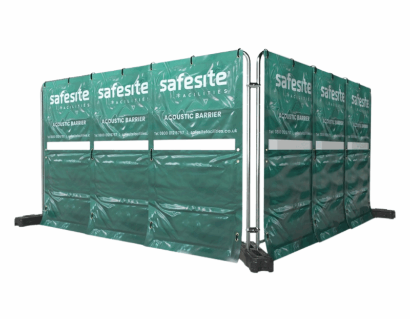 Custom Printed Heras Acoustic Barriers