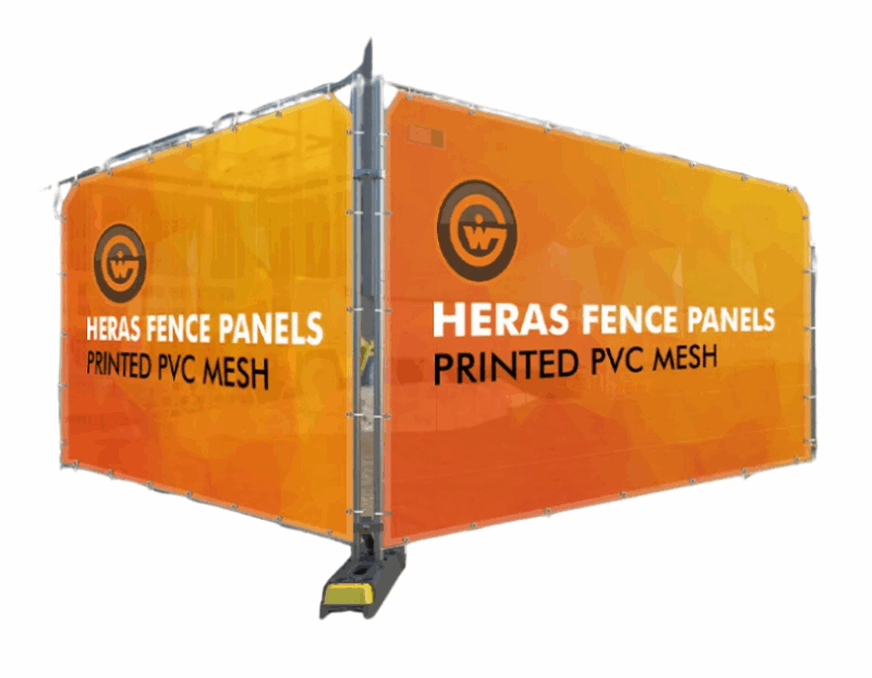 PVC Mesh Heras Fence Cover