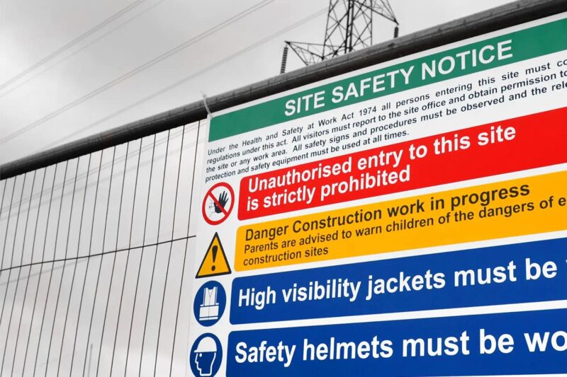 Site Safety Signage